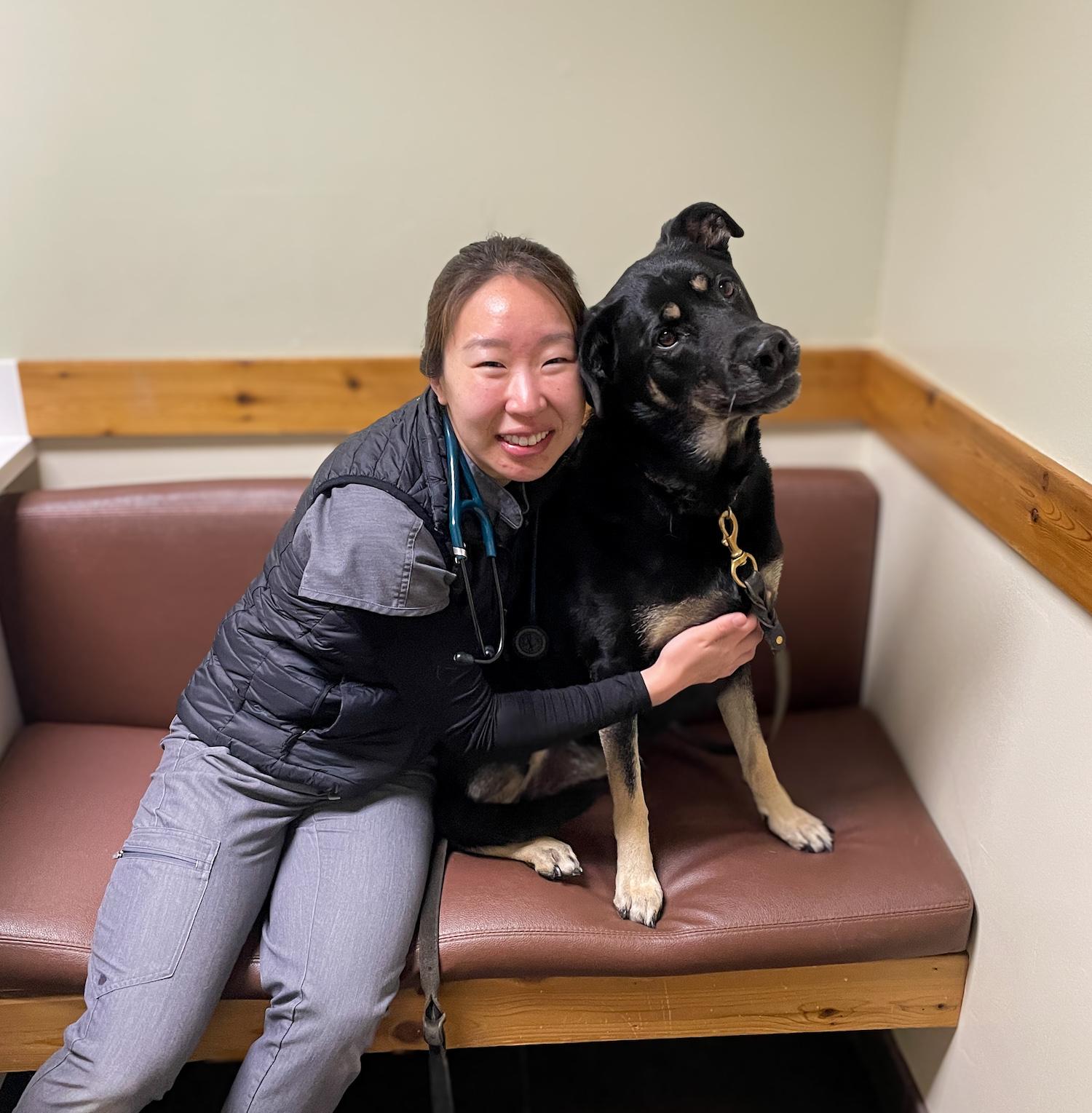 Dog with Dr. Akashi Veterinarian Costa Mesa